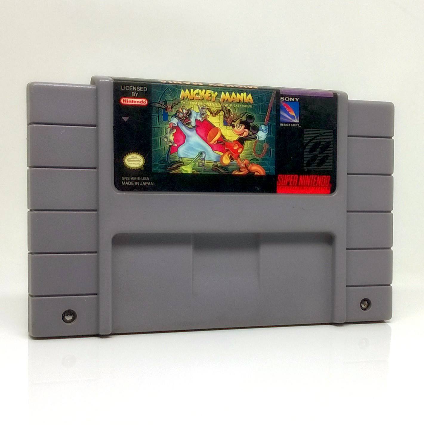 Mickey Mania SNES Super Nintendo Game