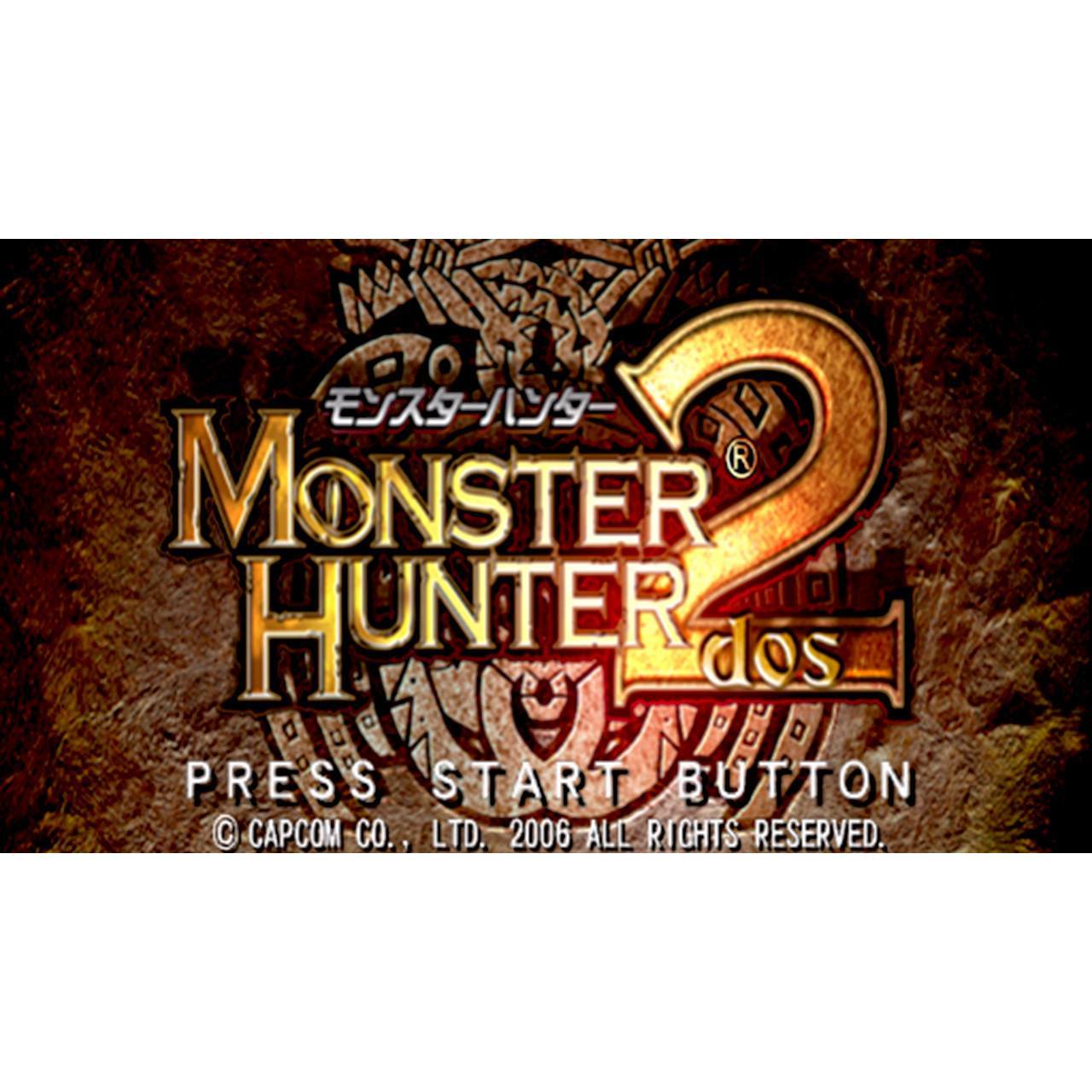 Monster Hunter 2 Import Sony PlayStation 2 Game - Titlescreen