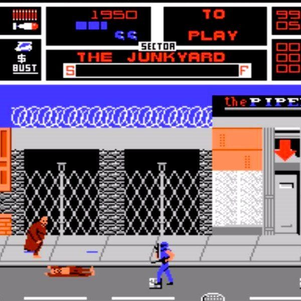NARC NES Nintendo Game - Screenshot