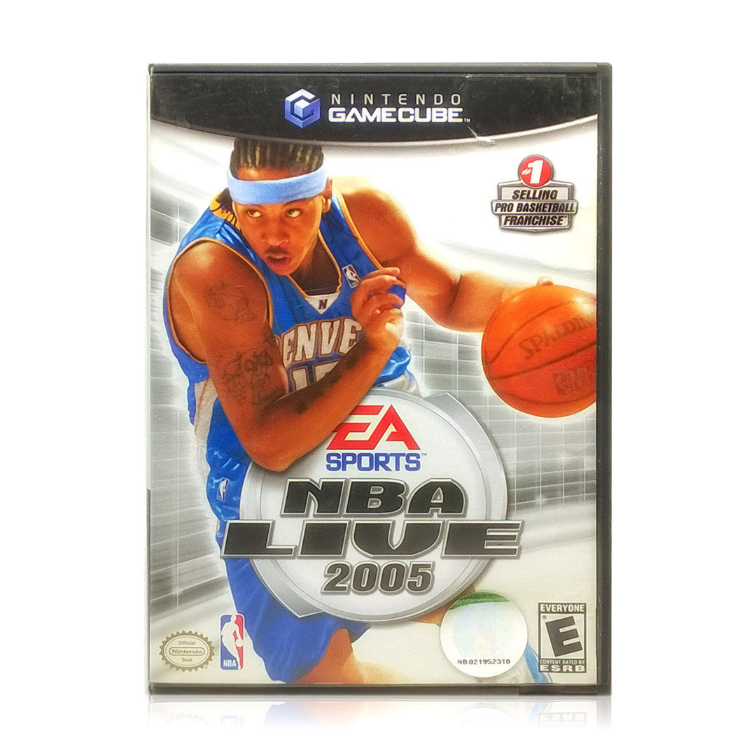 NBA Live 2005 Nintendo Gamecube Game - Case