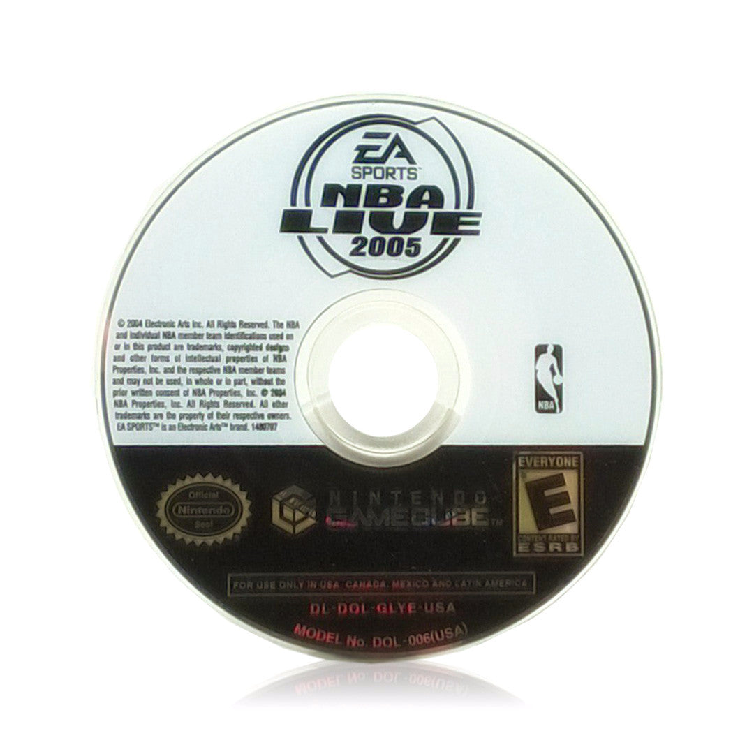 NBA Live 2005 Nintendo Gamecube Game - Disc