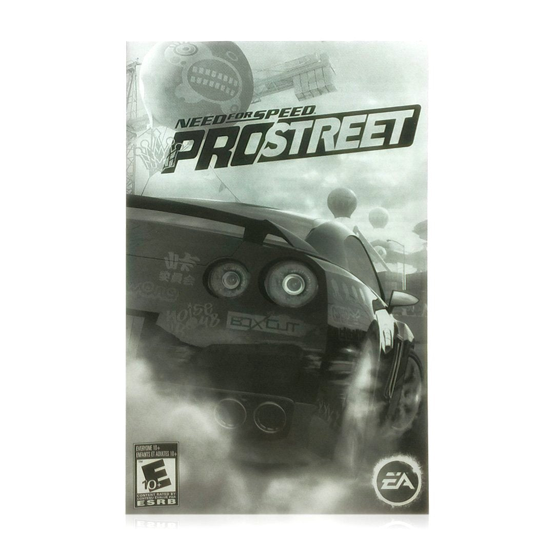Need for Speed: ProStreet Sony PlayStation 2 Game - Manual