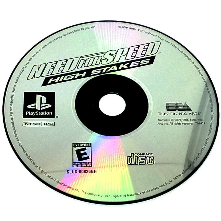 Need for Speed: High Stakes (Greatest Hits edition) for PlayStation - Game disc