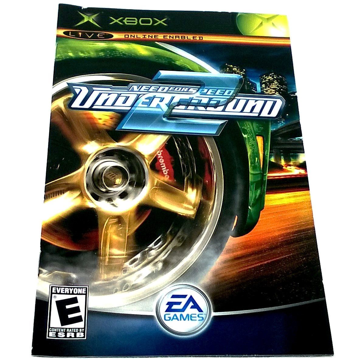 Need for speed Under Ground 2- Jogo pra XBox 360, Para Desbloqueios R Gh/ L  T 3.0