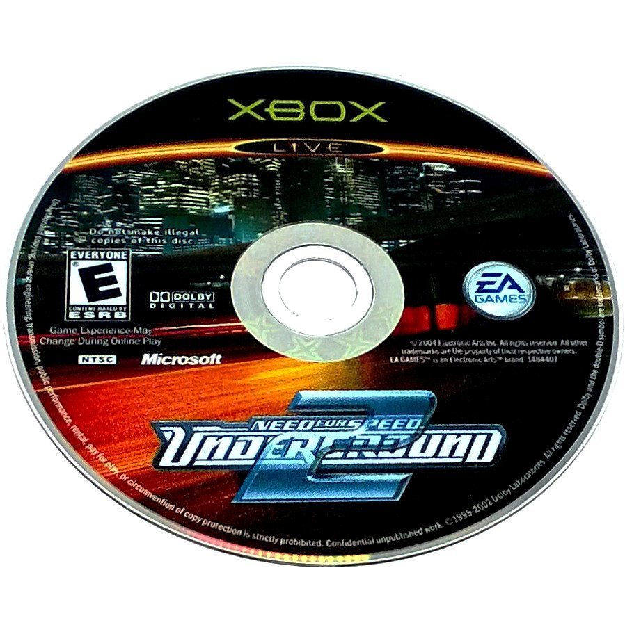 Need for Speed: Underground 2 for Xbox - Game disc