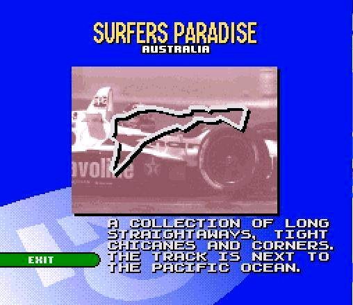Newman/Haas IndyCar featuring Nigel Mansell SNES Super Nintendo Game - Screenshot