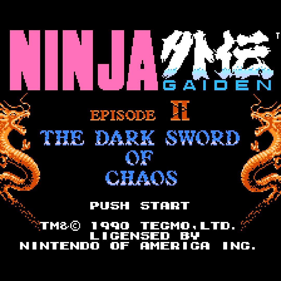 Ninja Gaiden II: The Dark Sword of Chaos NES Nintendo Game