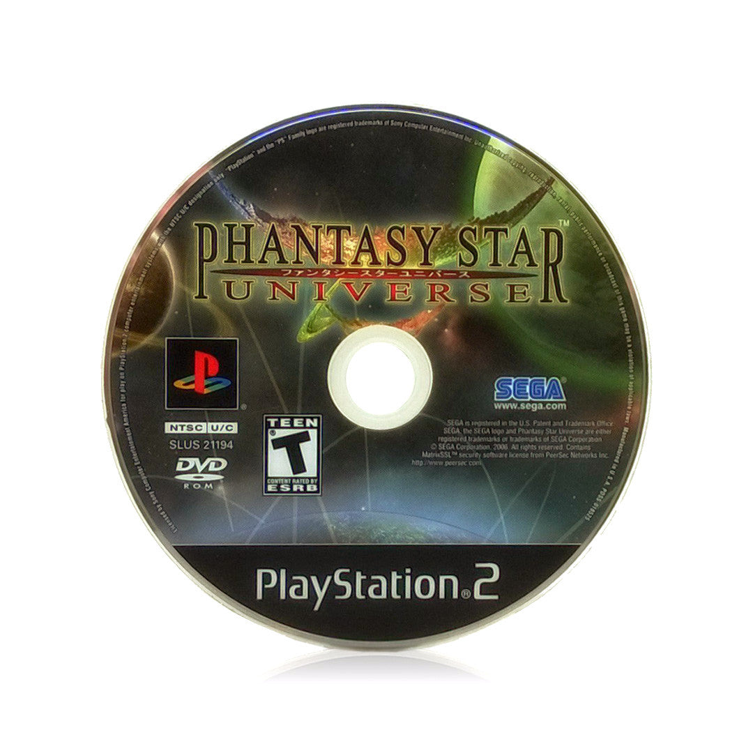 Phantasy Star Universe Sony PlayStation 2 Game - Disc