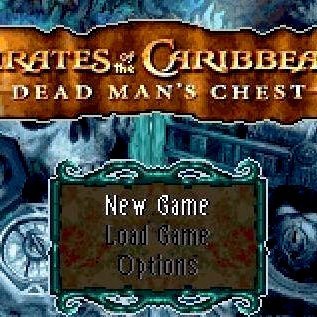 Pirates of the Caribbean: Dead Man's Chest Nintendo GBA Game Boy Advance Game - Titlescreen