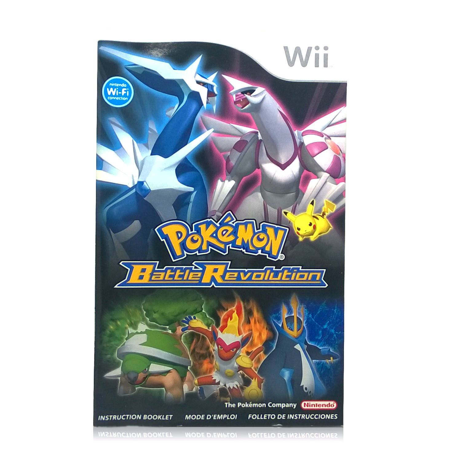 Pokémon Battle Revolution Nintendo Wii Game - Manual