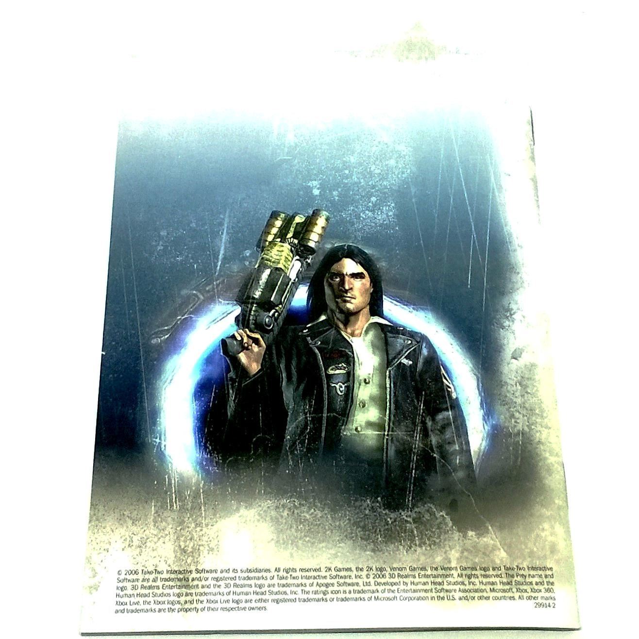 Prey for Xbox 360 - Back of manual