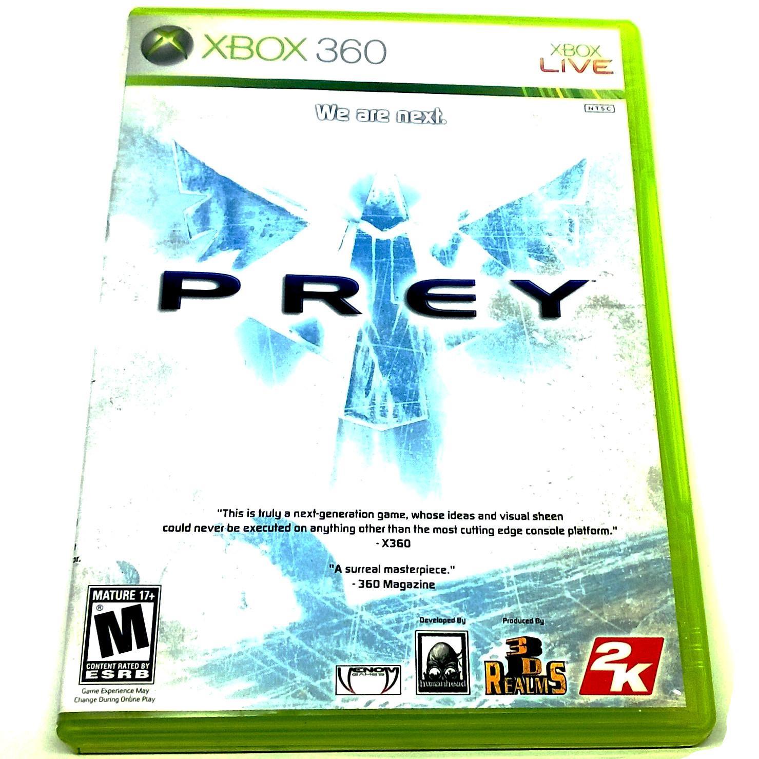 Prey for Xbox 360 - Front of case