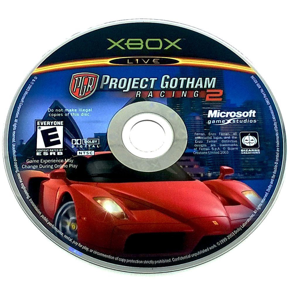 Project Gotham Racing 2 for Xbox - Game disc
