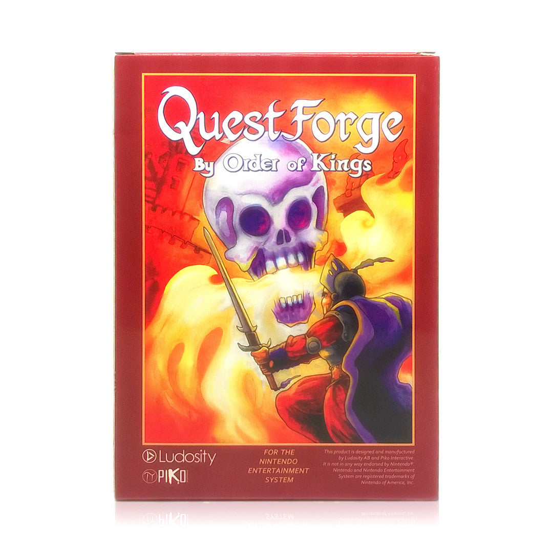 Quest Forge: By Order of Kings NES Nintendo Game - Box