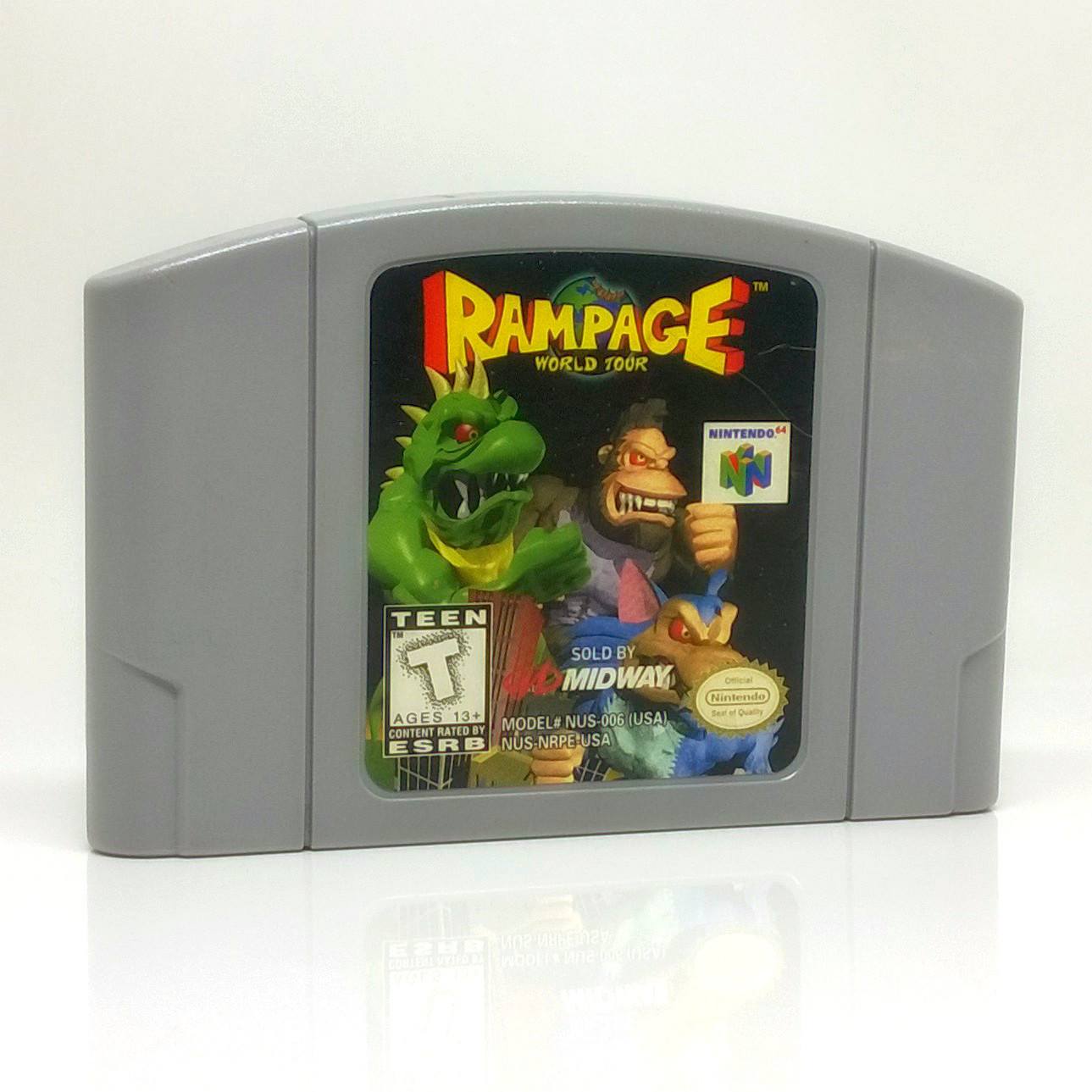 Rampage World Tour Nintendo 64 N64 Game