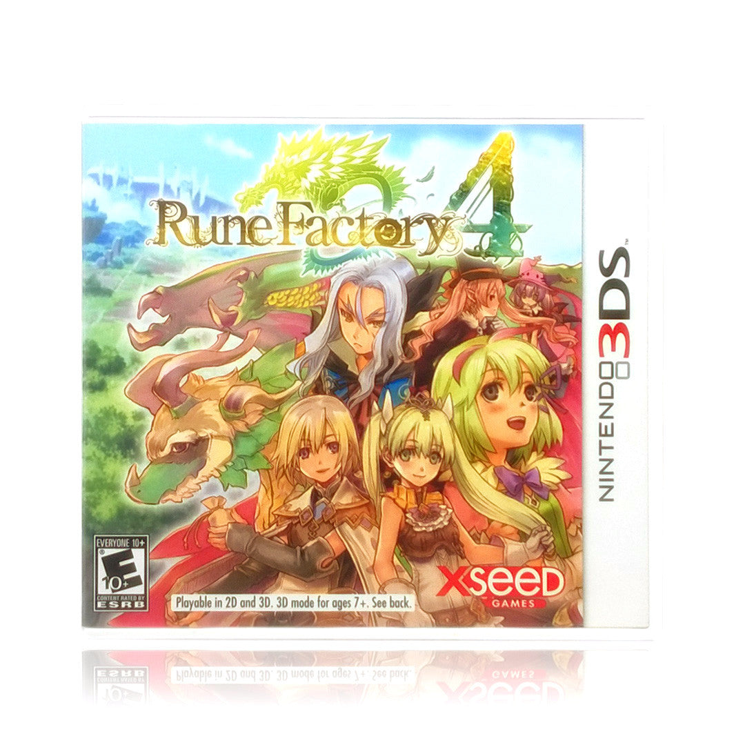 Rune Factory 4 Nintendo 3DS Game - Case