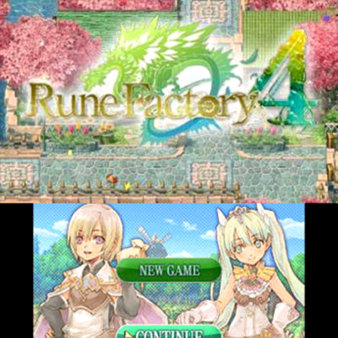 Rune Factory 4 Nintendo 3DS Game - Screenshot