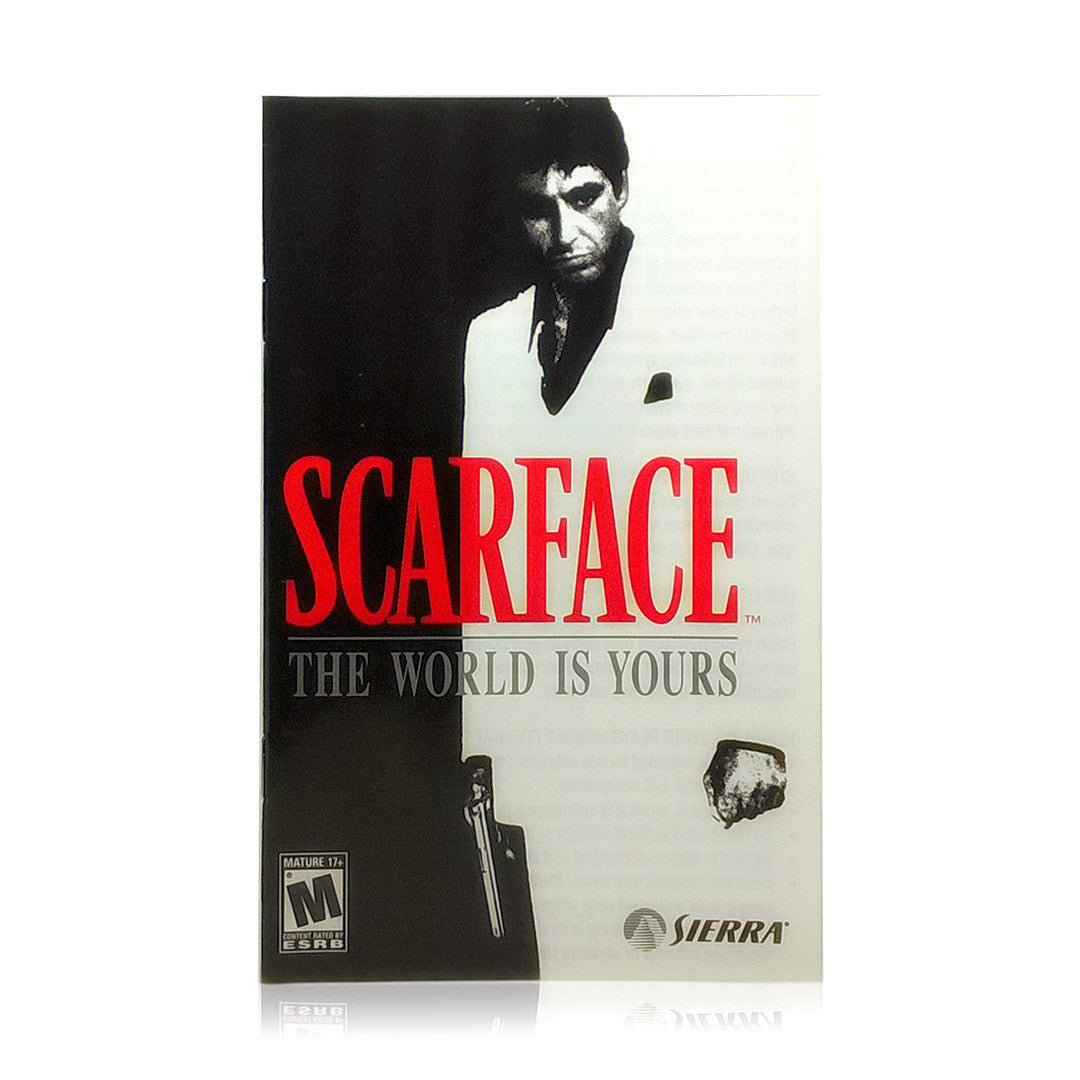 Scarface: The World Is Yours Sony PlayStation 2 Game - Manual