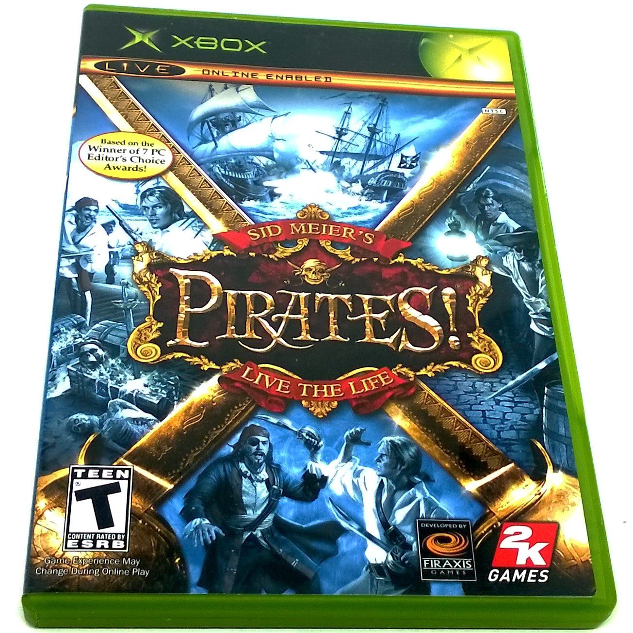 Sid Meier's Pirates! for Xbox - Front of case