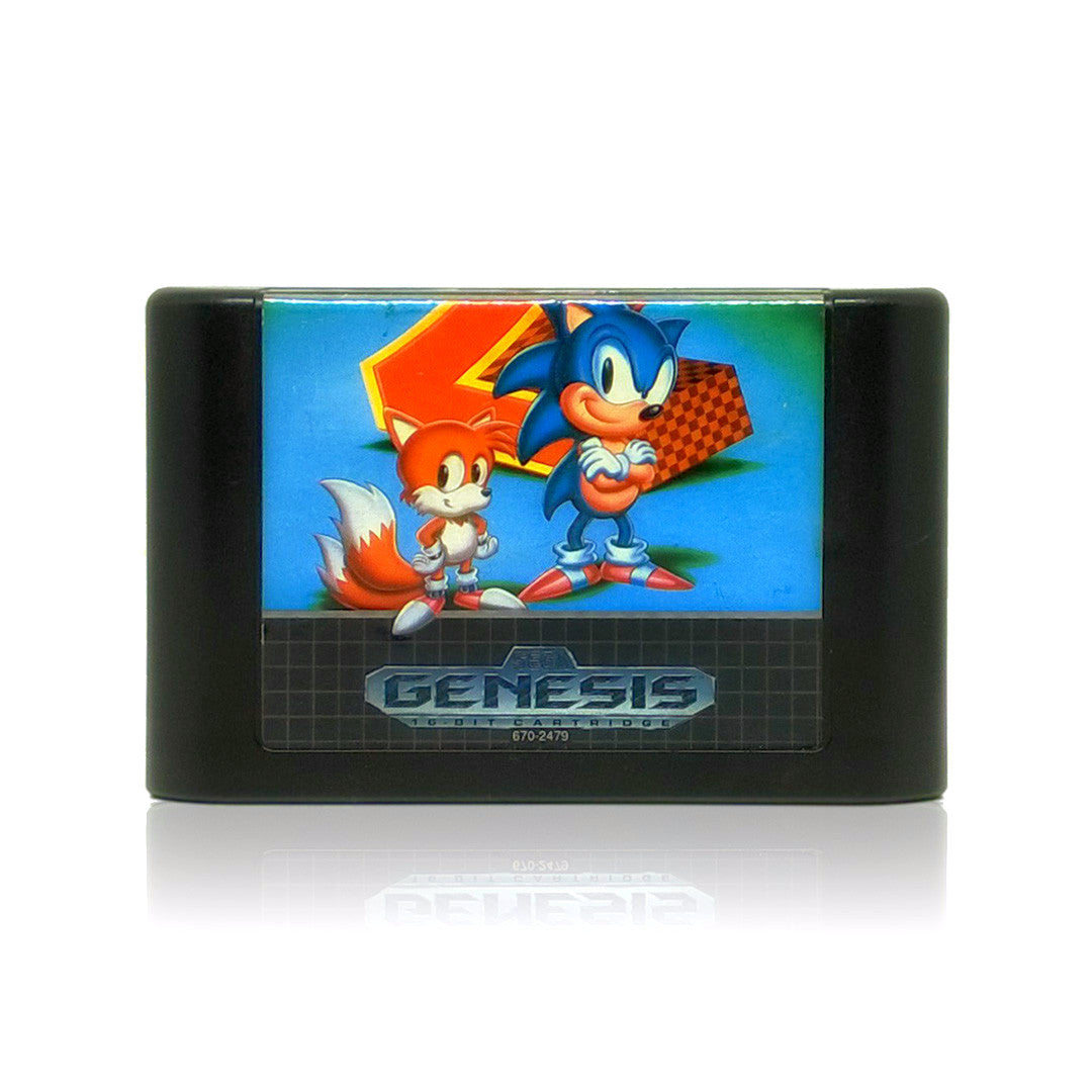 Sonic the Hedgehog 2 Sega Genesis Game - Cartridge
