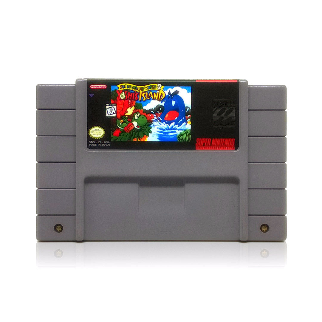 Super Mario World 2: Yoshi's Island SNES Super Nintendo Game - Cartridge