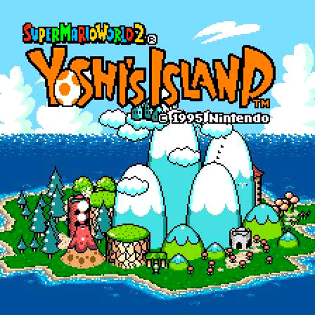 Super Mario World 2: Yoshi's Island SNES Super Nintendo Game - Screenshot