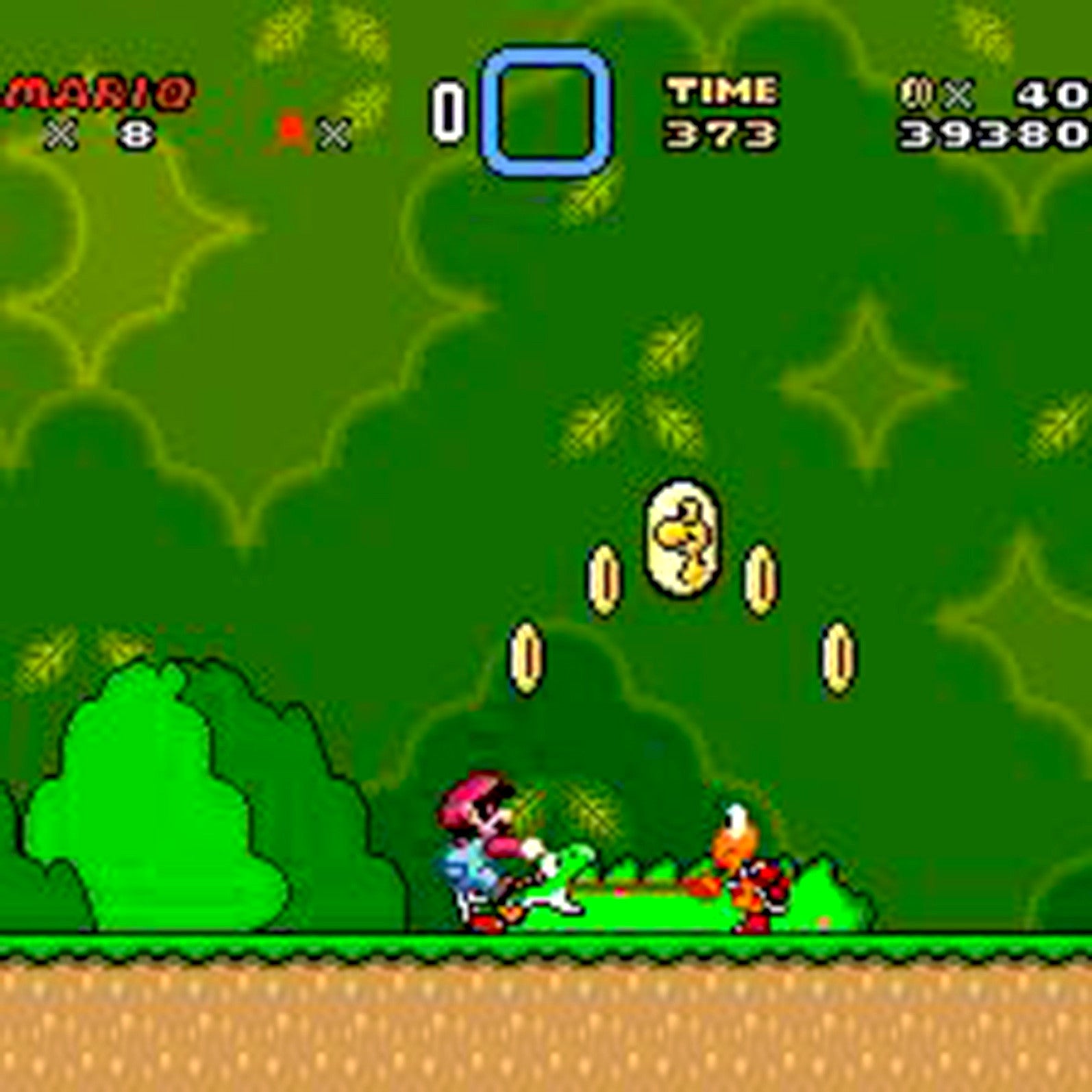 Super Mario World SNES Super Nintendo Game - Screenshot