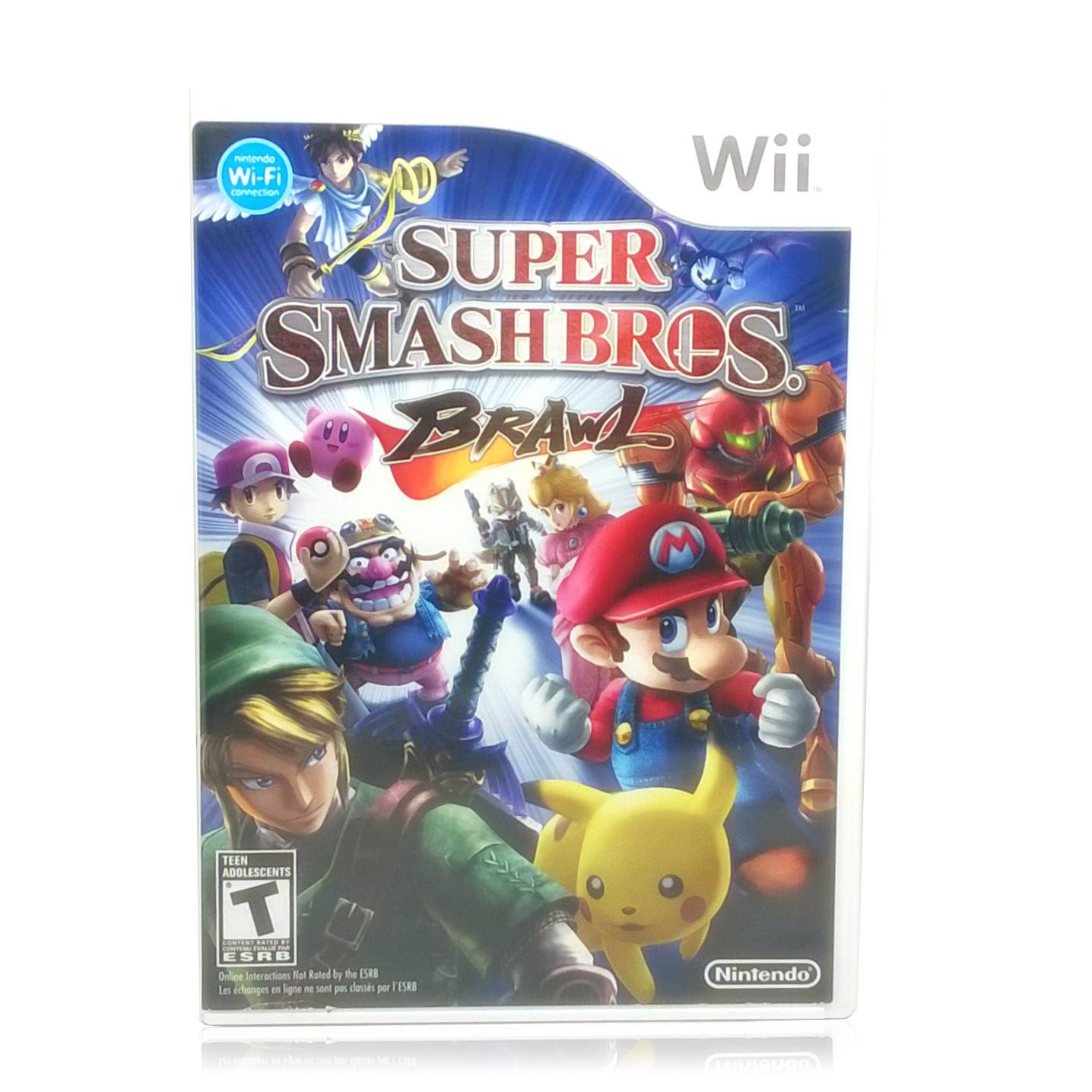 Super Smash Bros. Brawl Nintendo Wii Game - Case