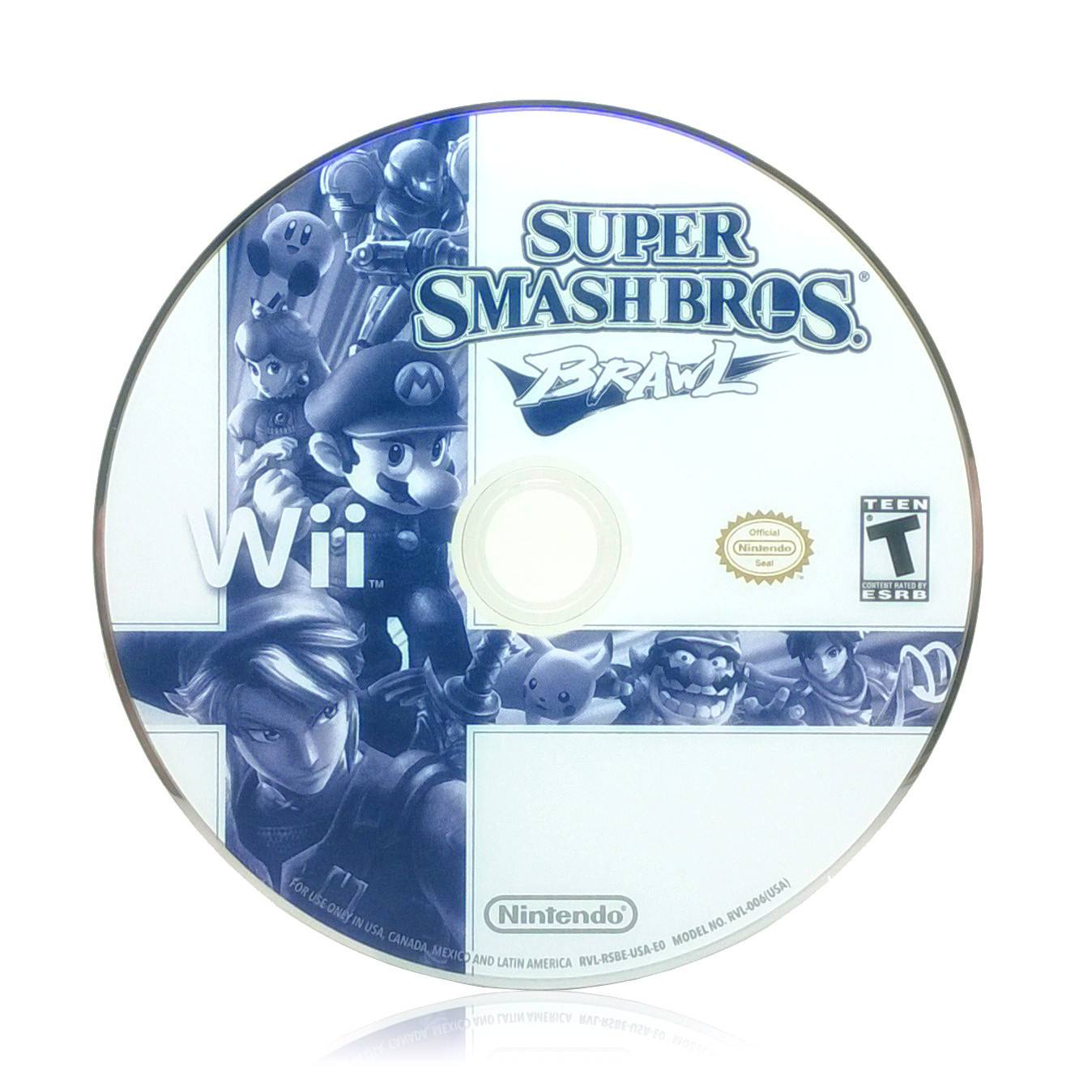 Super Smash Bros. Brawl Nintendo Wii Game - Disc