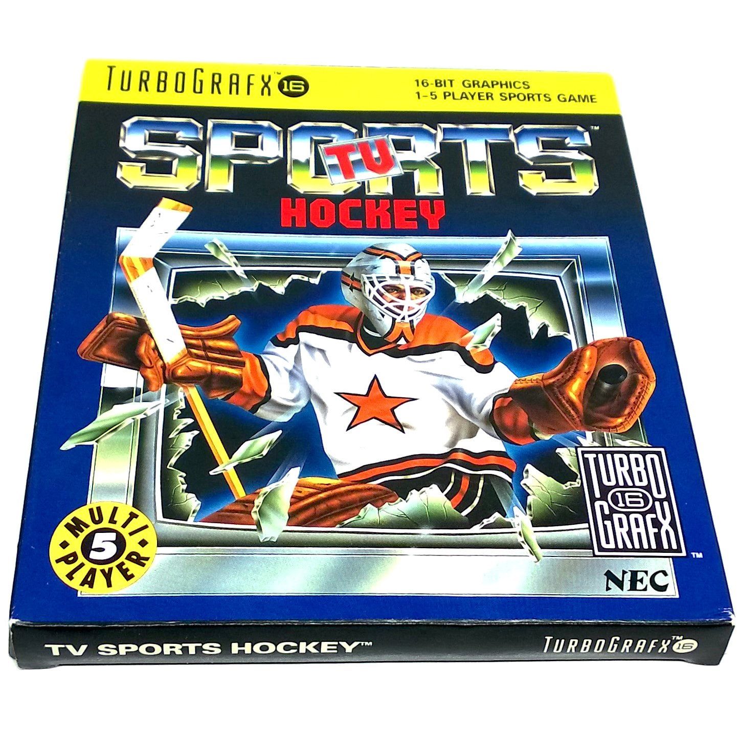 TV Sports Hockey for TurboGrafx-16 - Front of box