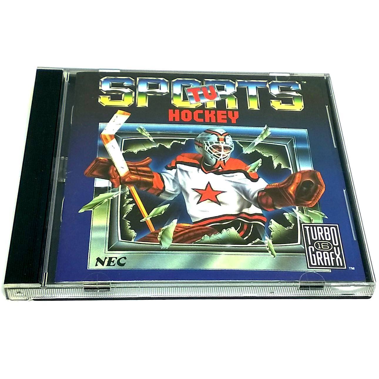 TV Sports Hockey for TurboGrafx-16 - Front of case