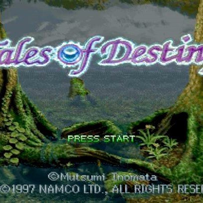 Tales of Destiny Import Sony PlayStation Game - Titlescreen