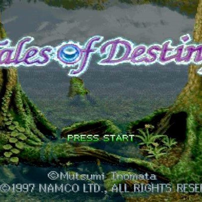 Tales of Destiny Import Sony PlayStation Game - Titlescreen