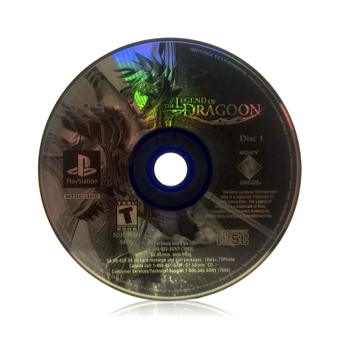 The Legend of Dragoon Sony PlayStation Game - Disc 1