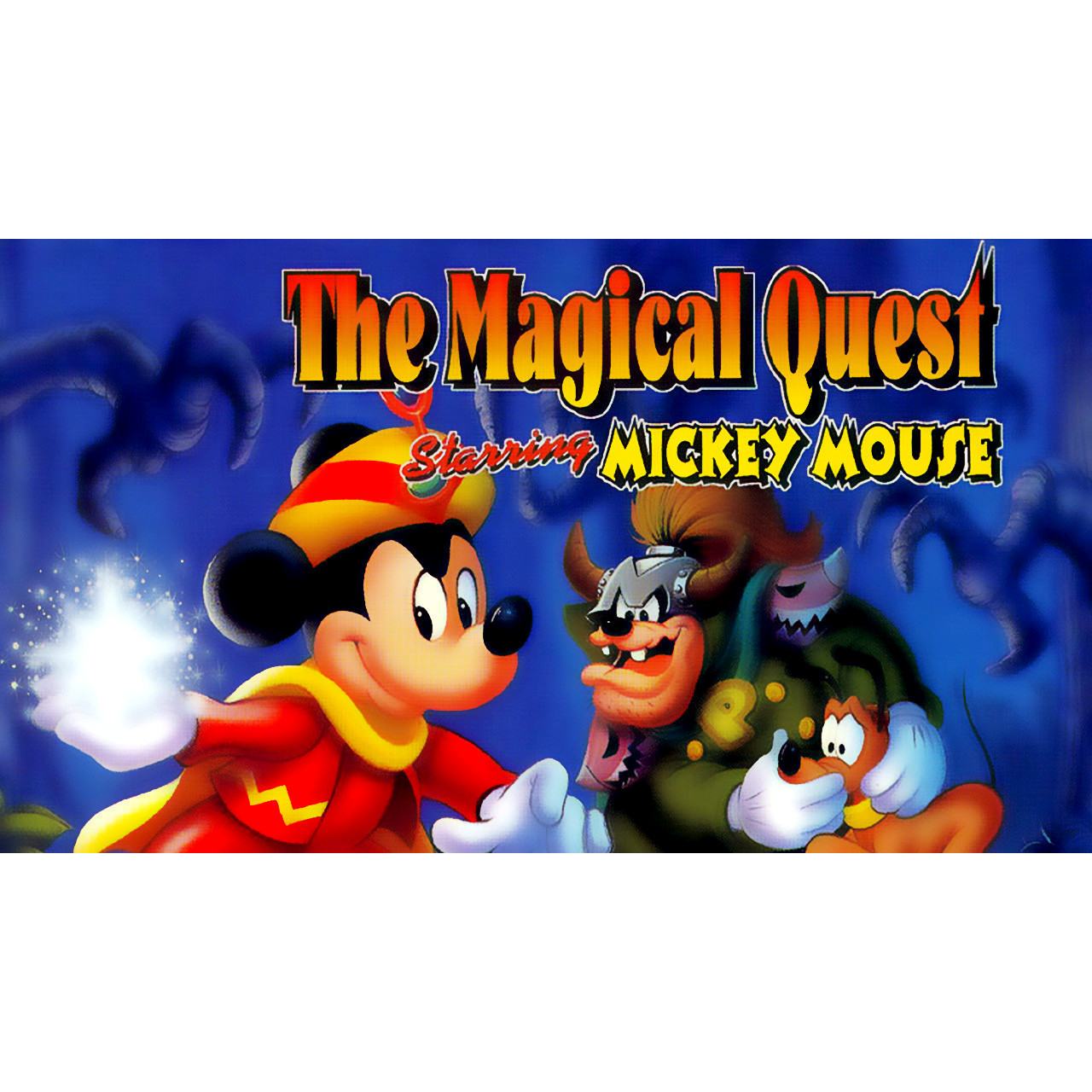 The Magical Quest Starring Mickey Mouse SNES Super Nintendo Game
