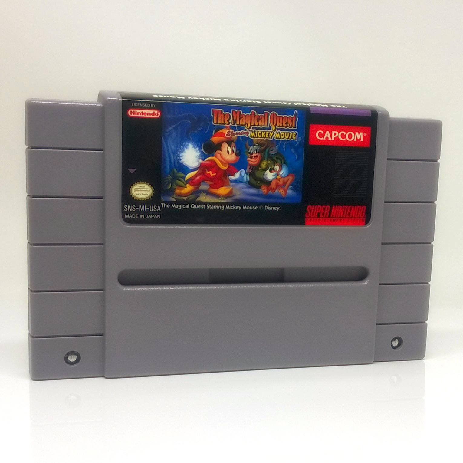 The Magical Quest Starring Mickey Mouse SNES Super Nintendo Game