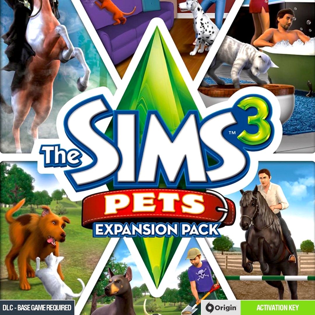 The Sims 3: Pets PC Game CD Origin Key