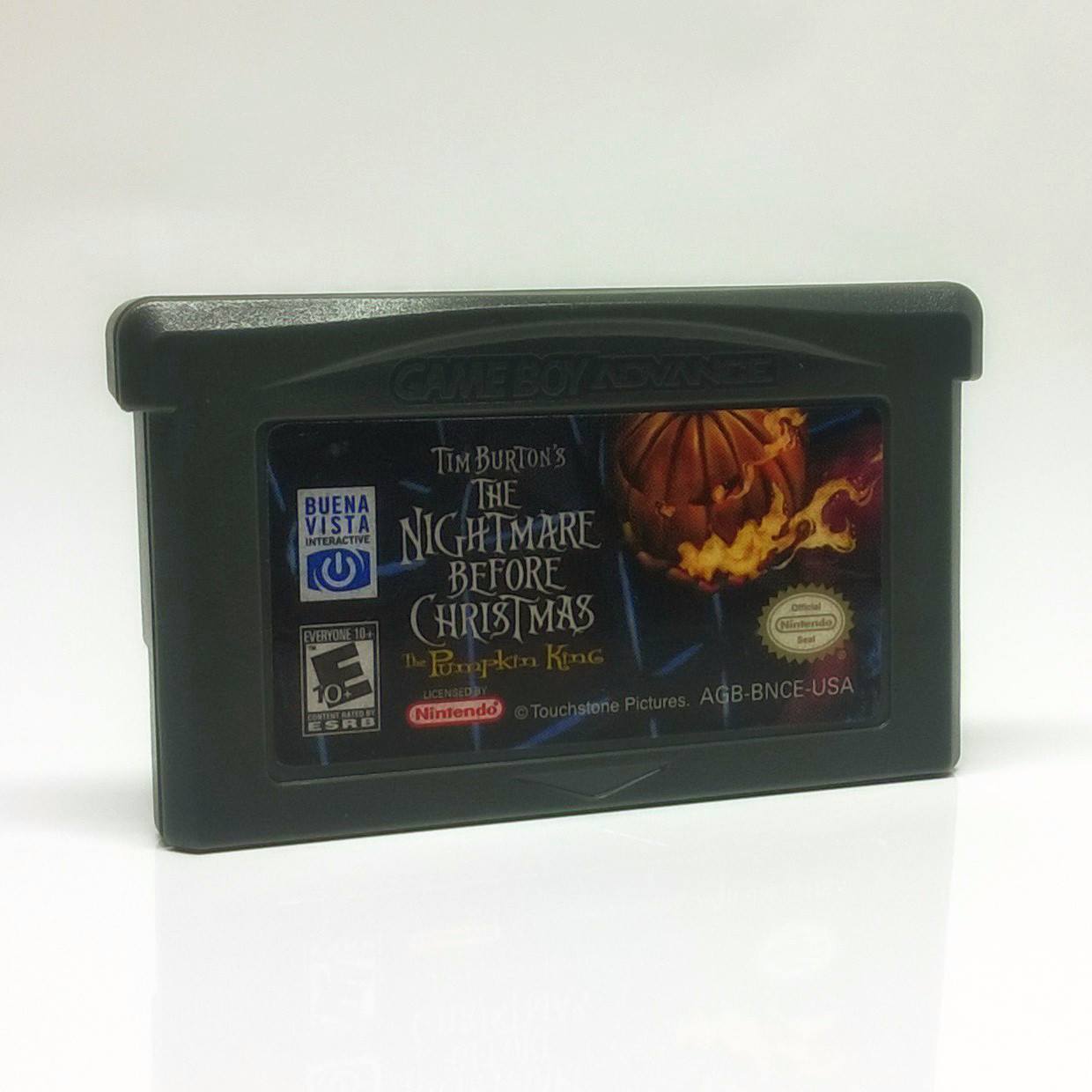 Tim Burton's The Nightmare Before Christmas: The Pumpkin King Nintendo GBA Game Boy Advance Game