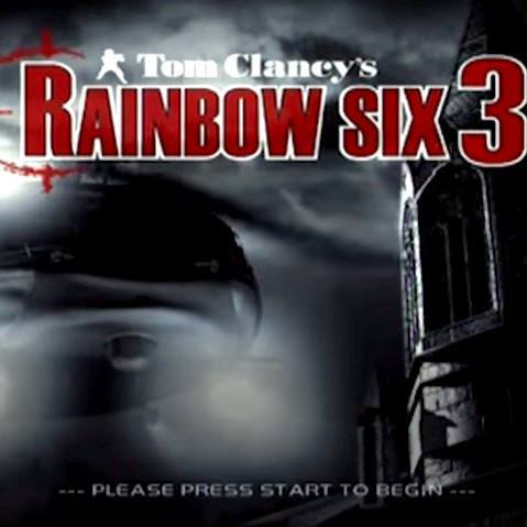 Tom Clancy's Rainbow Six 3 Microsoft Xbox Game - Titlescreen