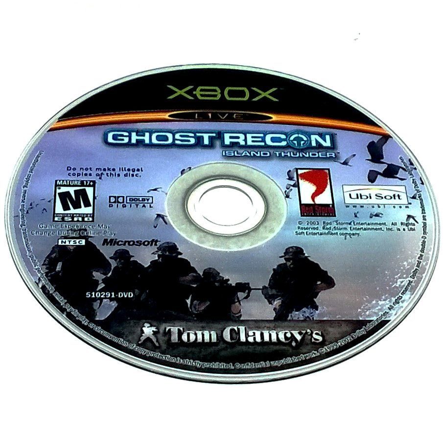 Tom Clancy's Ghost Recon: Island Thunder for Xbox - Game disc