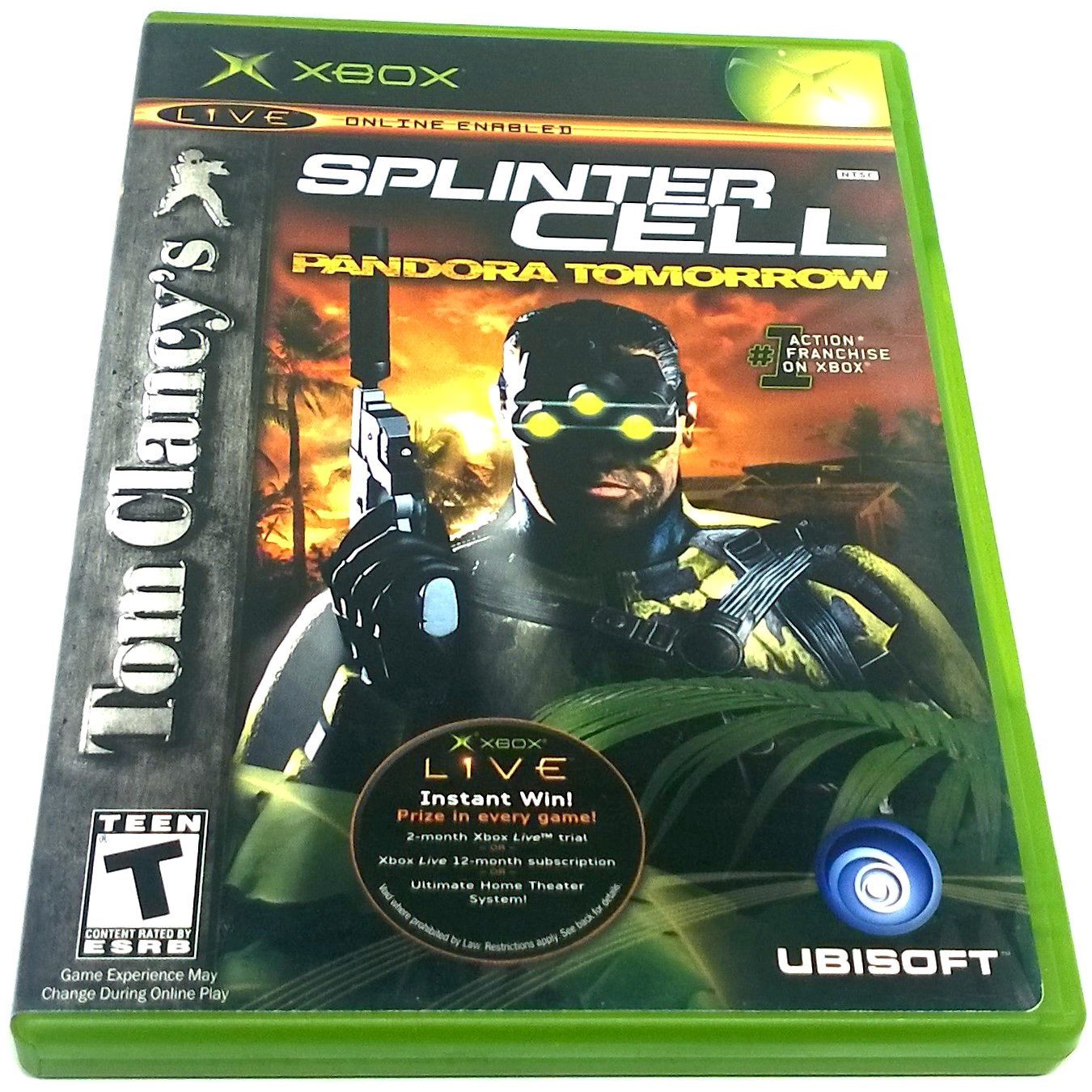 Tom Clancy's Splinter Cell: Pandora Tomorrow for Xbox - Front of case