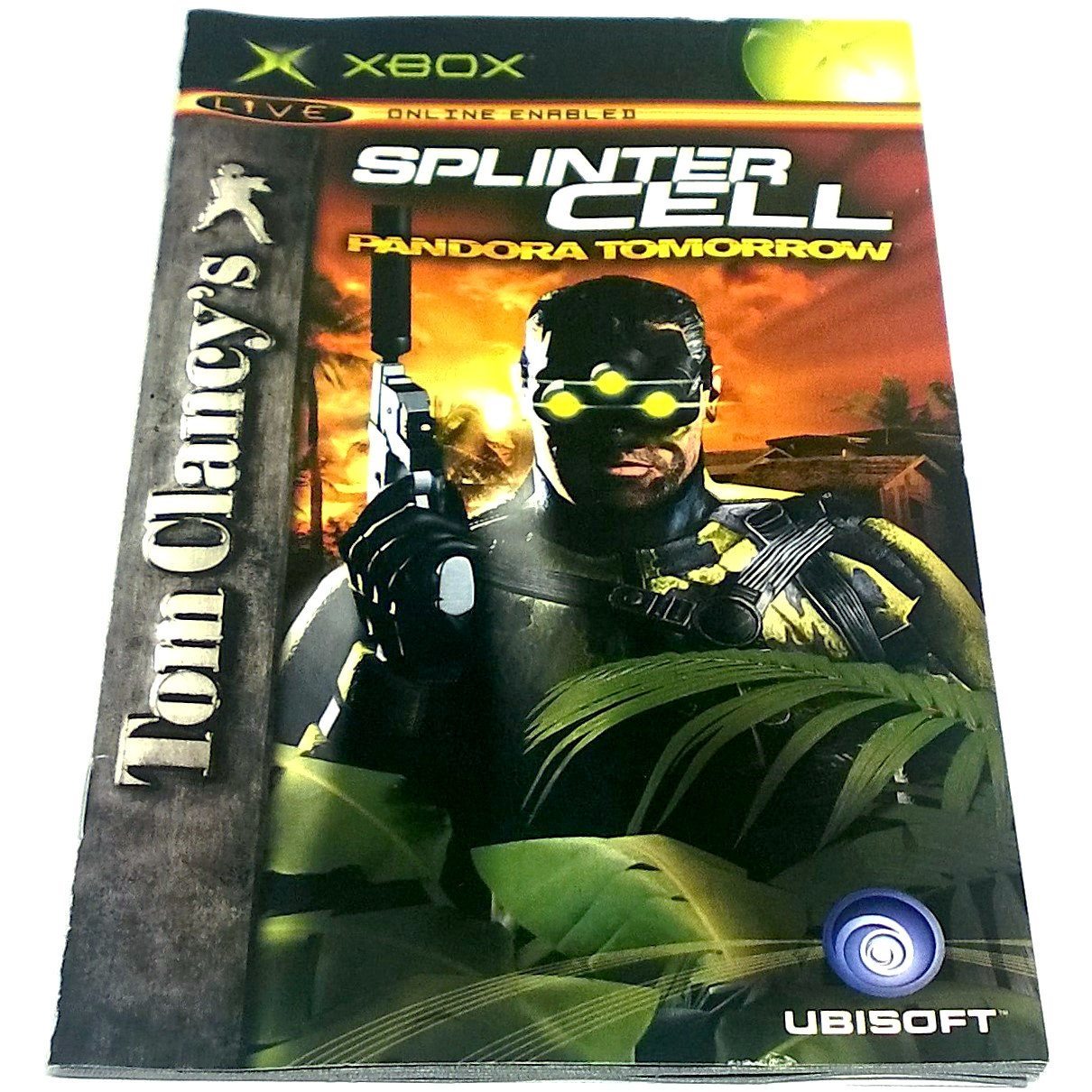 Tom Clancy's Splinter Cell: Pandora Tomorrow for Xbox - Front of manual