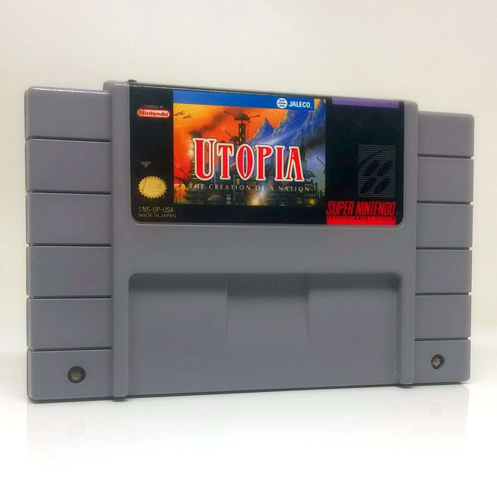 Utopia: The Creation of a Nation SNES Super Nintendo Game