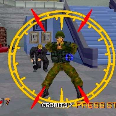 Virtua Cop 2 Import Sega Saturn Game - Screenshot