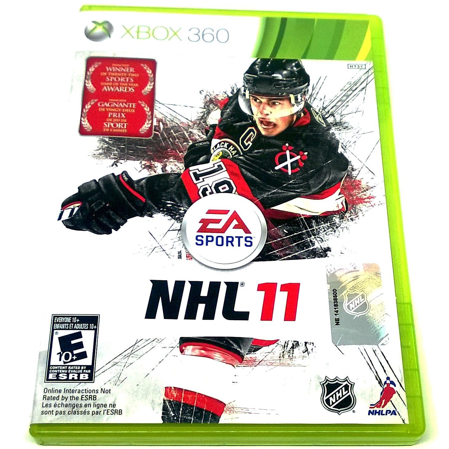 NHL 11 for Xbox 360 - Front of case