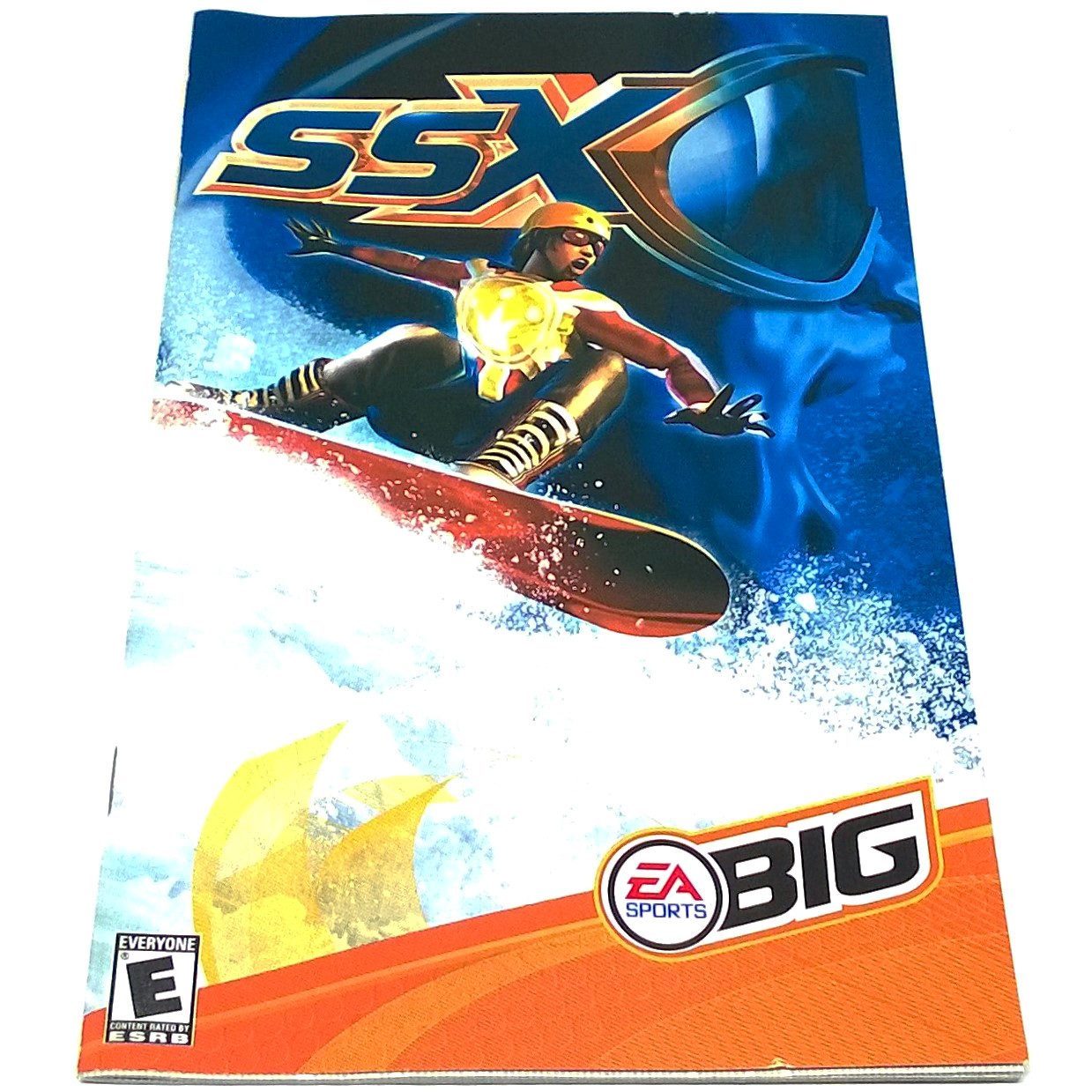SSX for PlayStation 2 - Front of manual