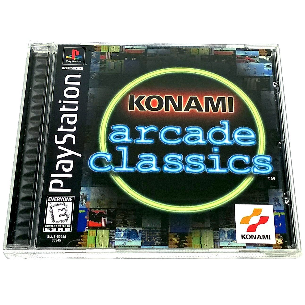Konami Arcade Classics for PlayStation - Front of case