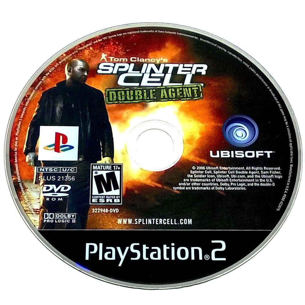Tom Clancy's Splinter Cell: Double Agent for PlayStation 2 - Game disc