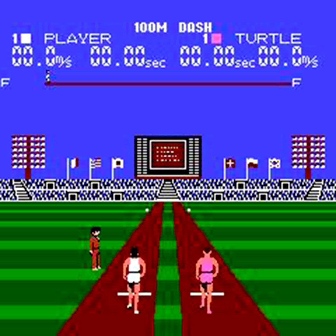 World Class Track Meet NES Nintendo Game - Screenshot