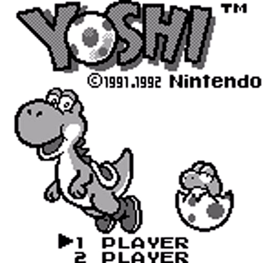 Yoshi Nintendo Game Boy Game - Screenshot 1